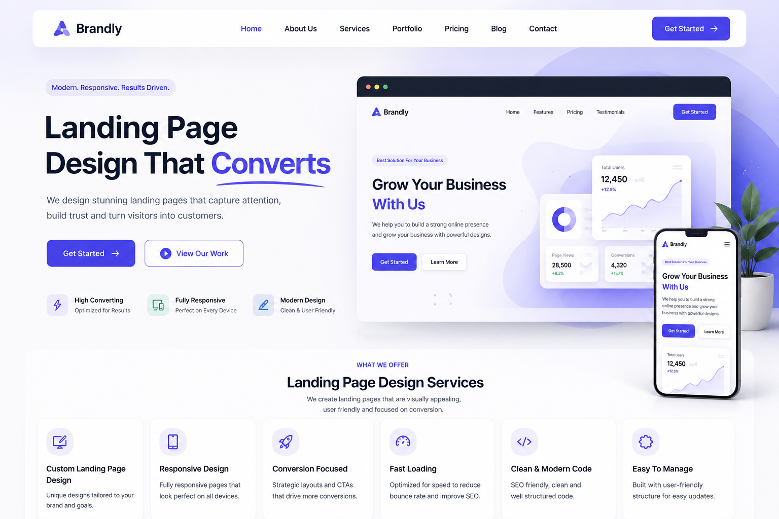 Landing Page Design